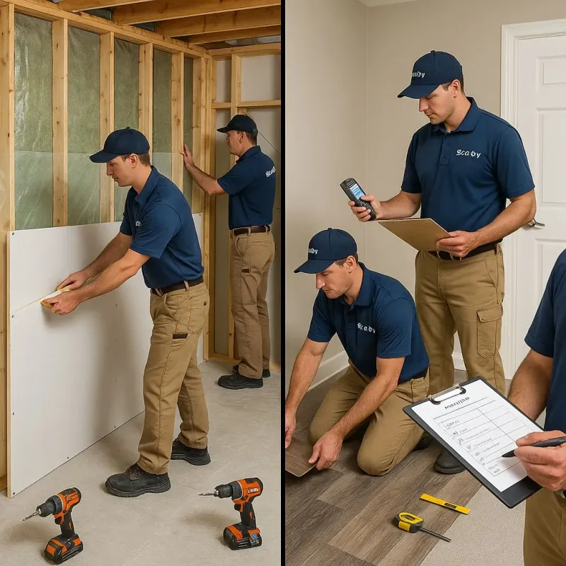 Repairs and Reconstruction process in Polk County, TX